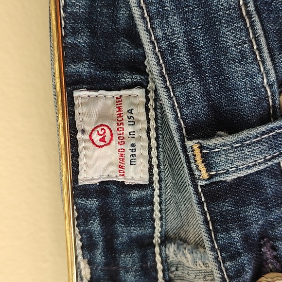 🔥HP🔥AG The Stilt Cigarette Leg Jeans Size 25 Women's Adriano Goldschmied - Picture 6 of 11